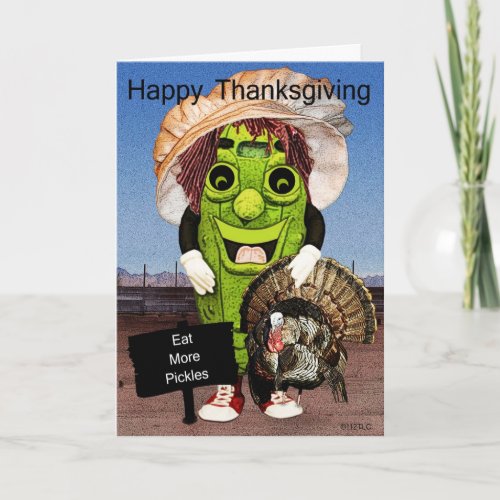 Happy Thanksgiving With Dolly Dill Greeting Card