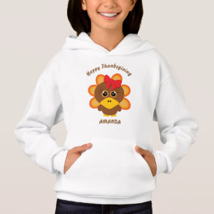 🦃 Happy Thanksgiving with your name Hoodie