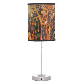 Happy Thanksgiving Woodland Animals Table Lamp (Back)