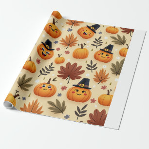 Happy Thanksgiving Wrapping Paper