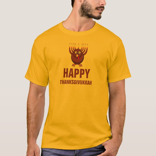 Happy Thanksgivukkah 2013 T-Shirt (Front)