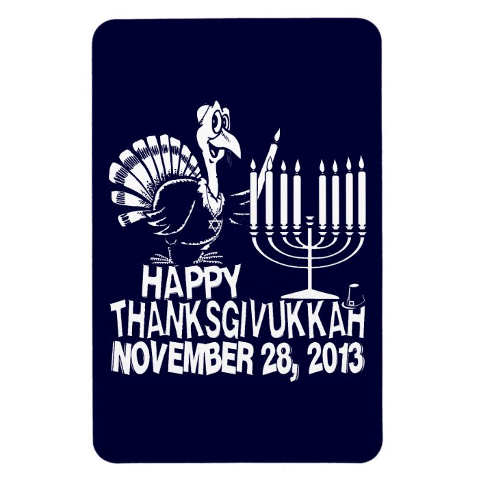 Happy Thanksgivukkah Hanukkah Thankgiving Magnet