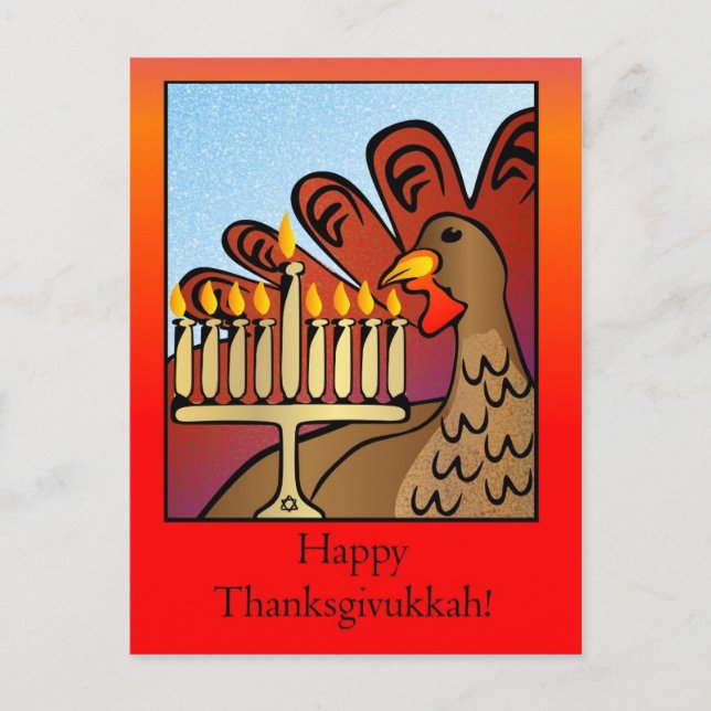 Happy Thanksgivukkah Postcard (Front)