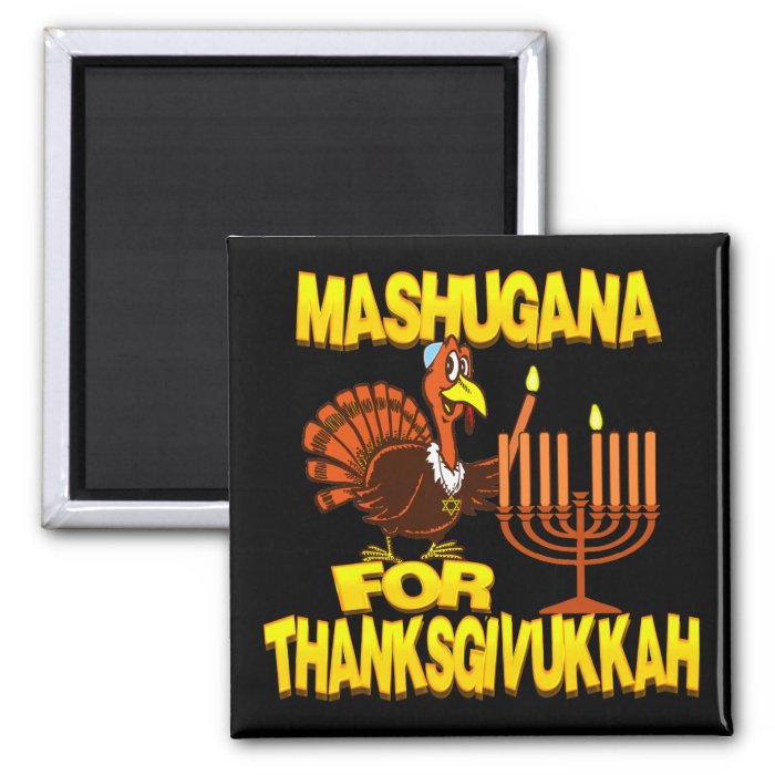 Happy Thanksgivukkah Thankgiving Hanukkah Magnet