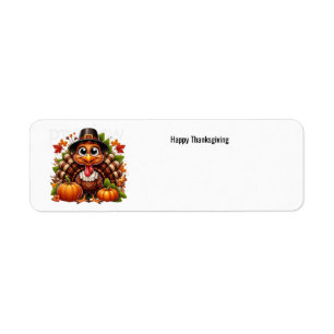 Happy Thanksgkving day Label