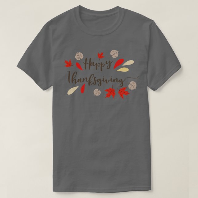 Happy Thanksiving  T-Shirt (Design Front)