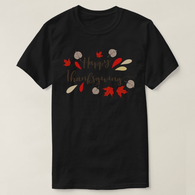 Happy Thanksiving T-Shirt (Design Front)