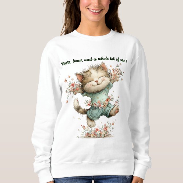 Happy The Cat  Sweatshirt (Front)