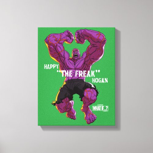 Happy The Freak Hogan Canvas Print