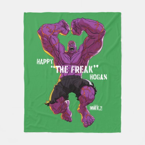 Happy The Freak Hogan Fleece Blanket