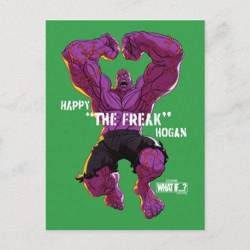 Happy The Freak Hogan Postcard