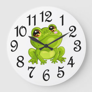 Happy The Frog Acrylic Wall Clock