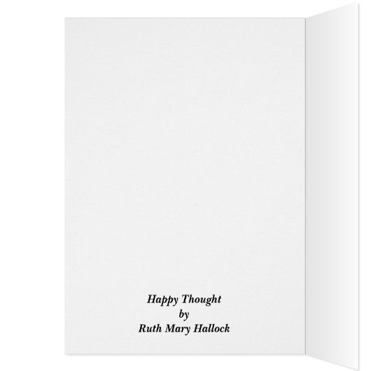 Happy Thought by Ruth Mary Hallock (Inside (Left))