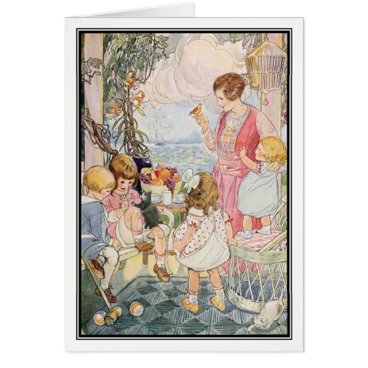 Happy Thought by Ruth Mary Hallock Cards (Front)