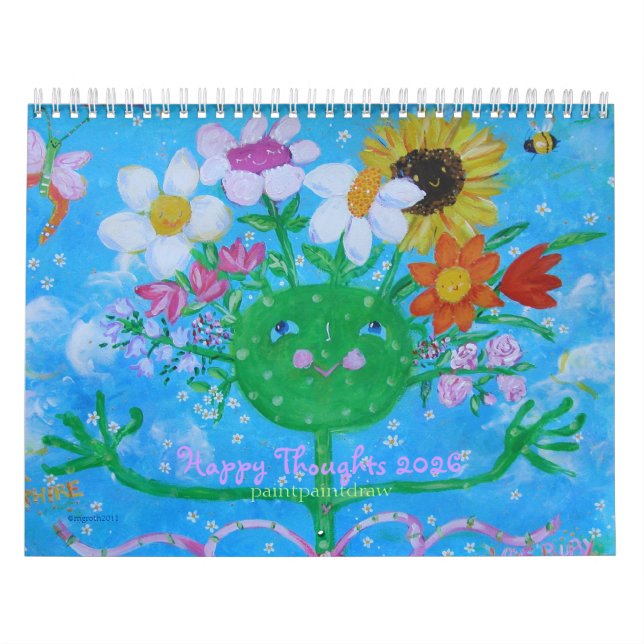 Happy Thoughts 2026 Calendar (Cover)