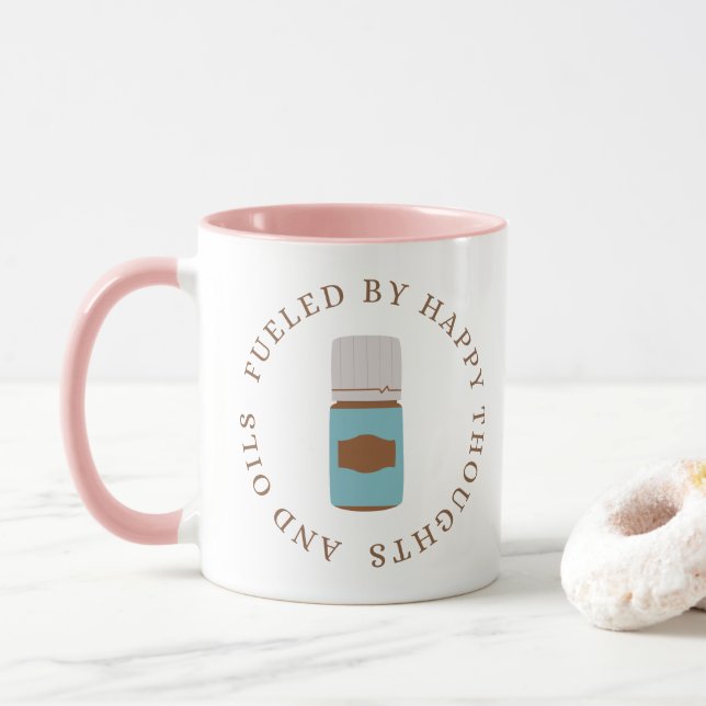 Happy Thoughts and Oils Essential Oil Mug (With Donut)