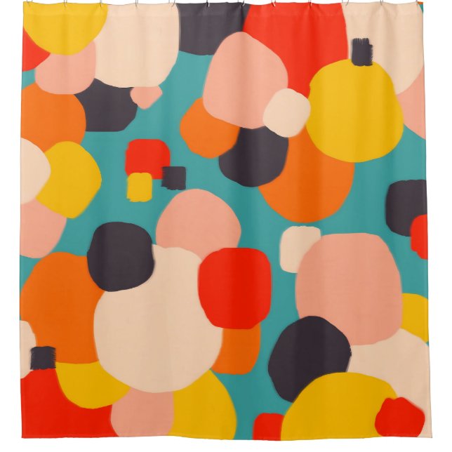 Happy Thoughts Rush In Shower Curtain (Front)