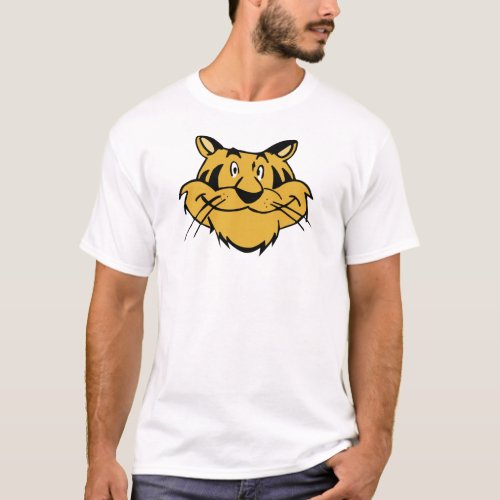 Happy Tiger Black  Gold T_Shirt