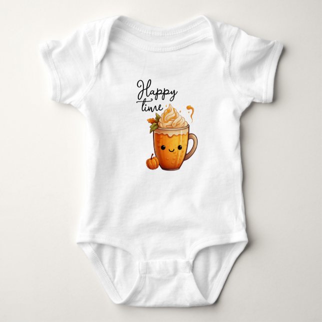 Happy Time Baby Bodysuit (Front)
