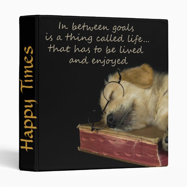 Happy Times 3 Ring Binder (Front/Spine)