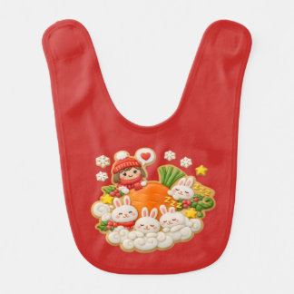 Happy times baby bib