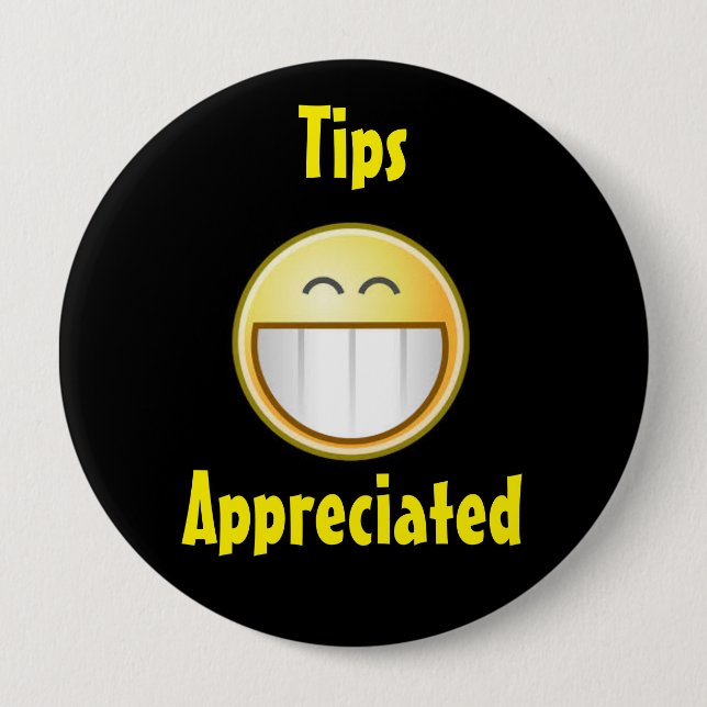 Happy Tip Button 2 (Front)