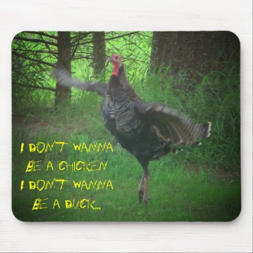 Happy to be a Turkey Dance meme Mouse Pad