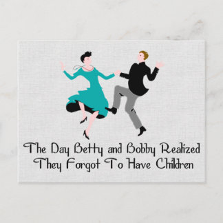 Happy To Be Child Free Postcard