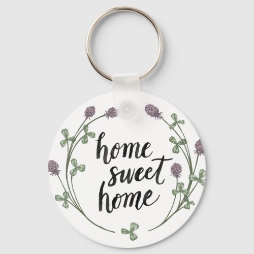 Happy to Bee Home Words I  Home Sweet Home Keychain