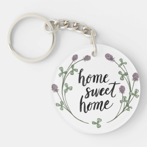 Happy to Bee Home Words I  Home Sweet Home Keychain