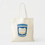 Happy To Serve You Nyc Blue Greek Deli Coffee Cup Tote Bag at Zazzle