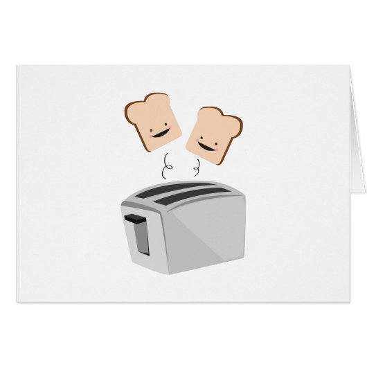 Happy Toaster Cards (Front Horizontal)