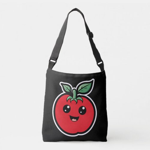 Happy tomato crossbody bag