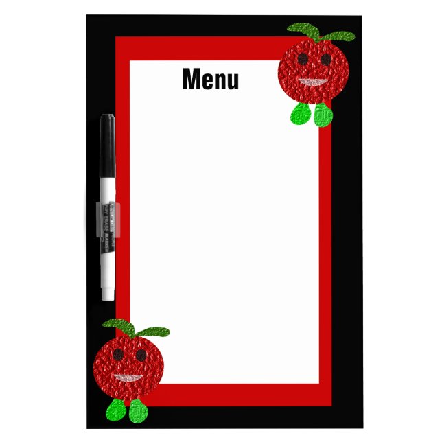 Happy Tomato Custom Menu Board (Front)