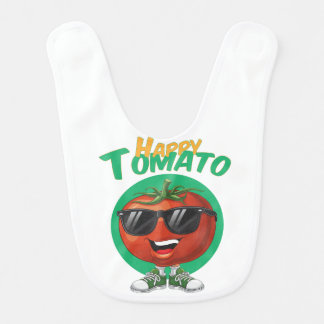 Happy Tomato - Vegan World Day Celebration Baby Bib