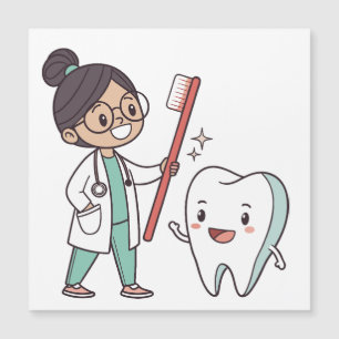 Happy Tooth Dental Care Greeting Card