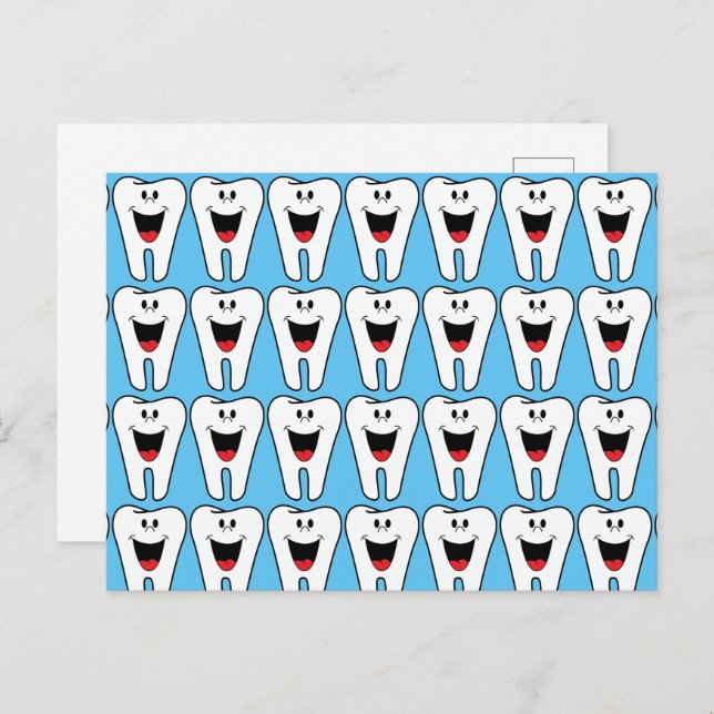 Happy Tooth  Postcard (Front/Back)