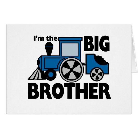 Happy Tracks Big Brother Cards (Front Horizontal)
