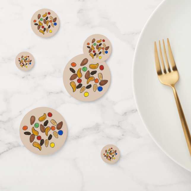 Happy Trails Camping Hiking Outdoors Trail Mix Confetti (Group)