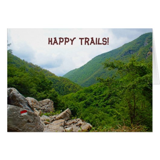 Happy Trails! Cards (Front Horizontal)