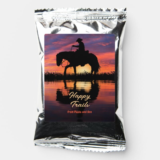 HAPPY TRAILS COWBOY  COFFEE DRINK MIX (Front)
