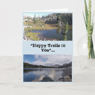 Happy Trails Father's Day Card