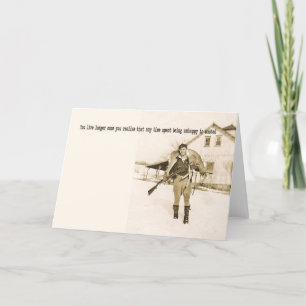 HAPPY TRAILS Greeting Card