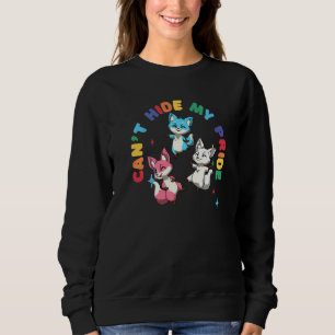 Happy Transgender Pride Foxes Lgbtq Genderqueer Sweatshirt