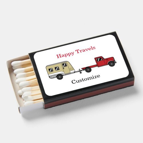 Happy Travels Caravan Camper Thunder_Cove Matchboxes