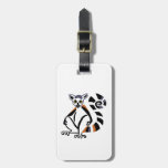 Happy travels -Ring-tailed LEMUR Luggage Tag