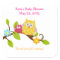 Happy Tree Owls Woodland SQUARE Favor Sticker