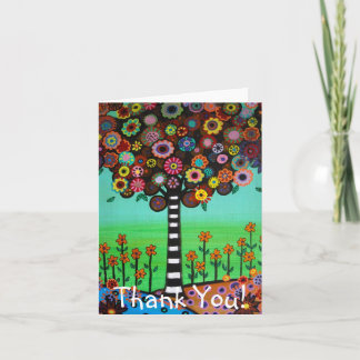 HAPPY TREE Thank You Card