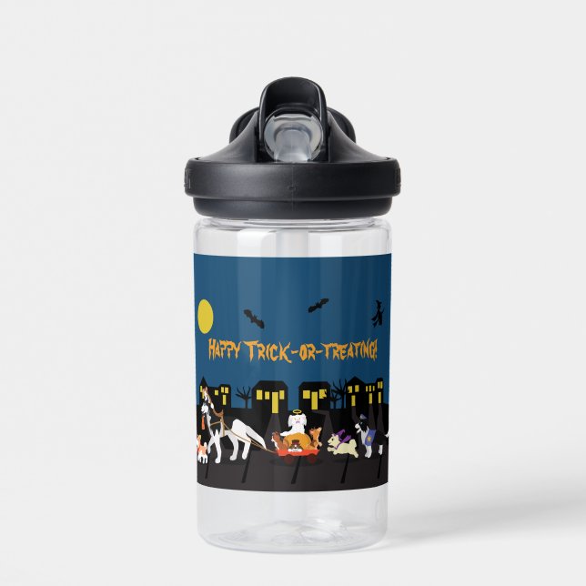 Happy Trick-or-Treating! Water Bottle (Front)