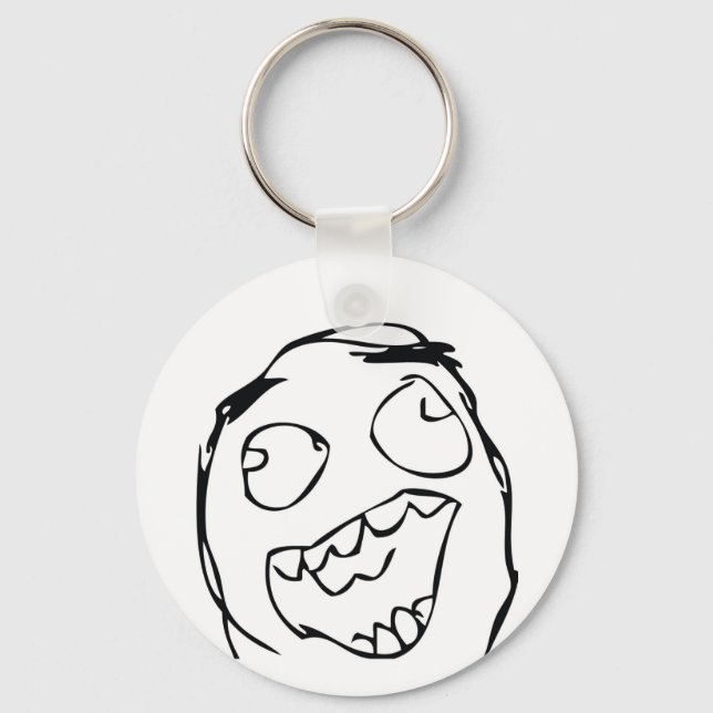 Happy Troll Keychain (Front)